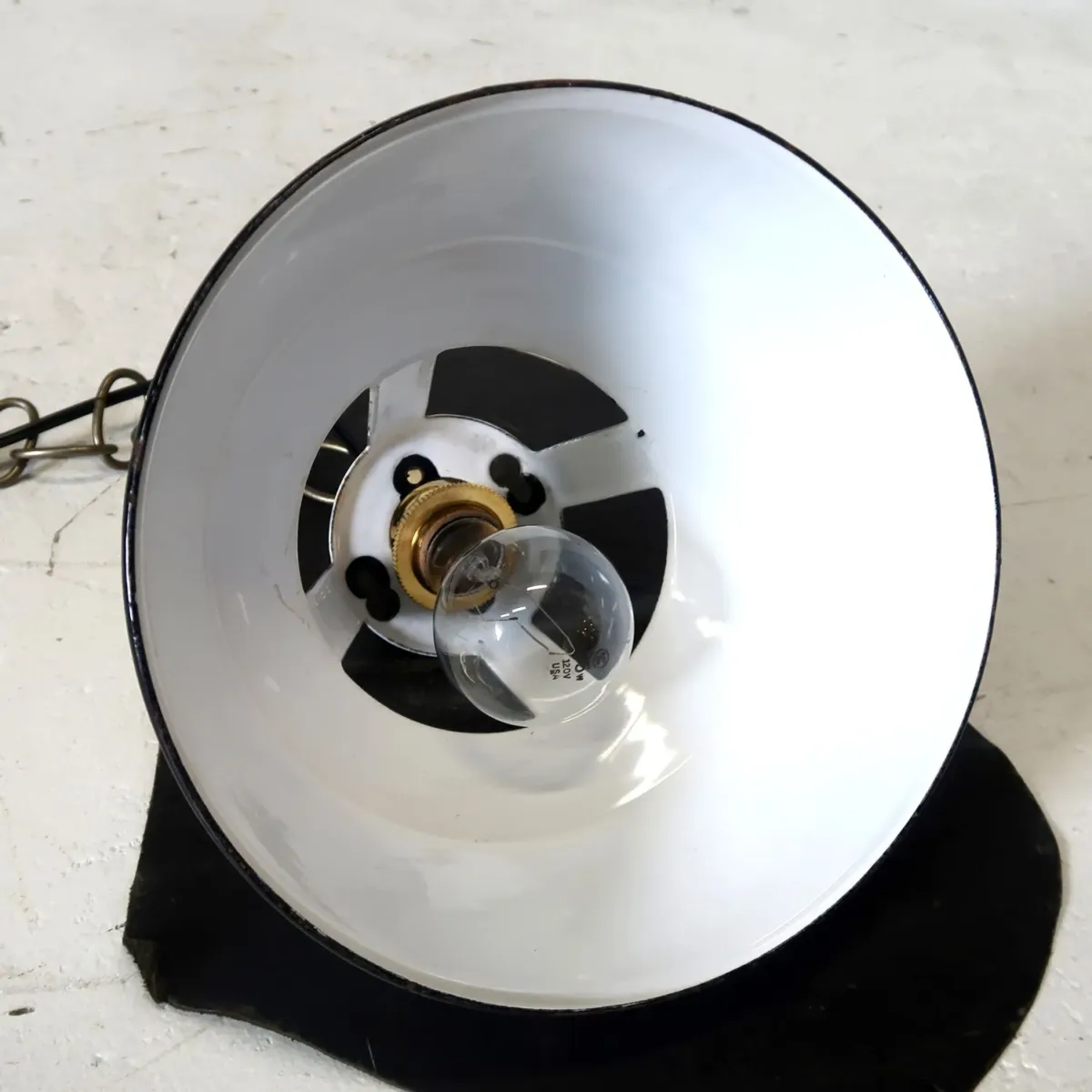 ビンテージ ホーロー ペンダントランプ