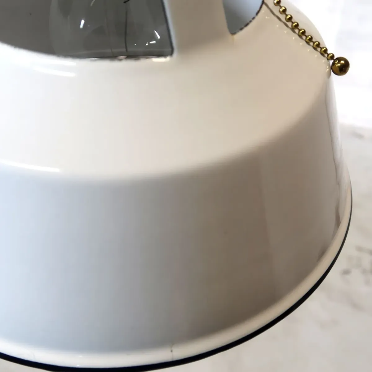 ビンテージ ホーロー ペンダントランプ