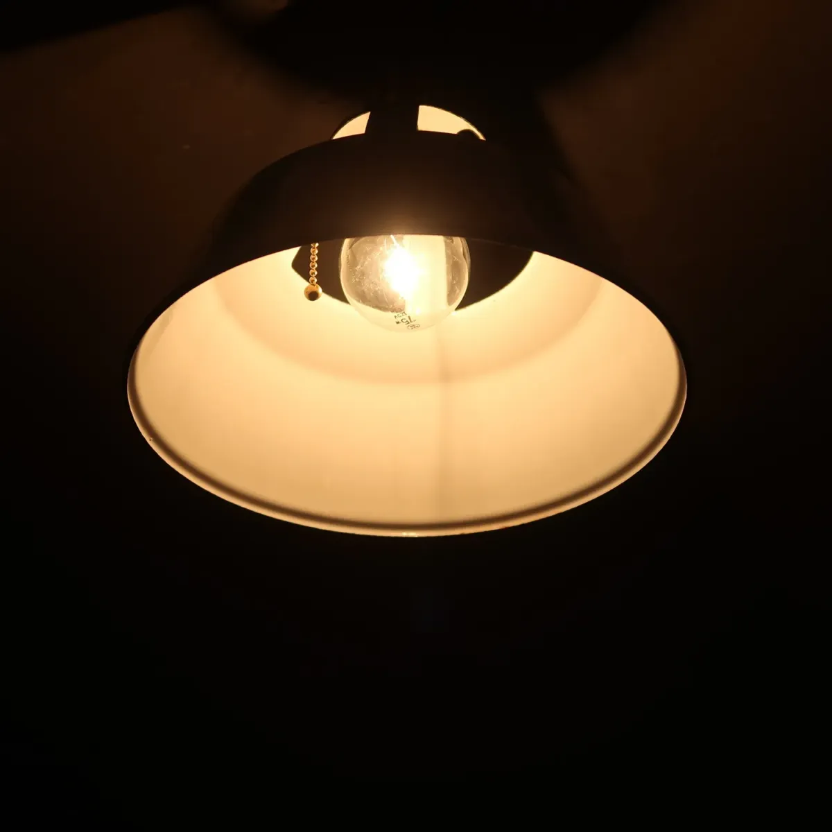 ビンテージ ホーロー ペンダントランプ