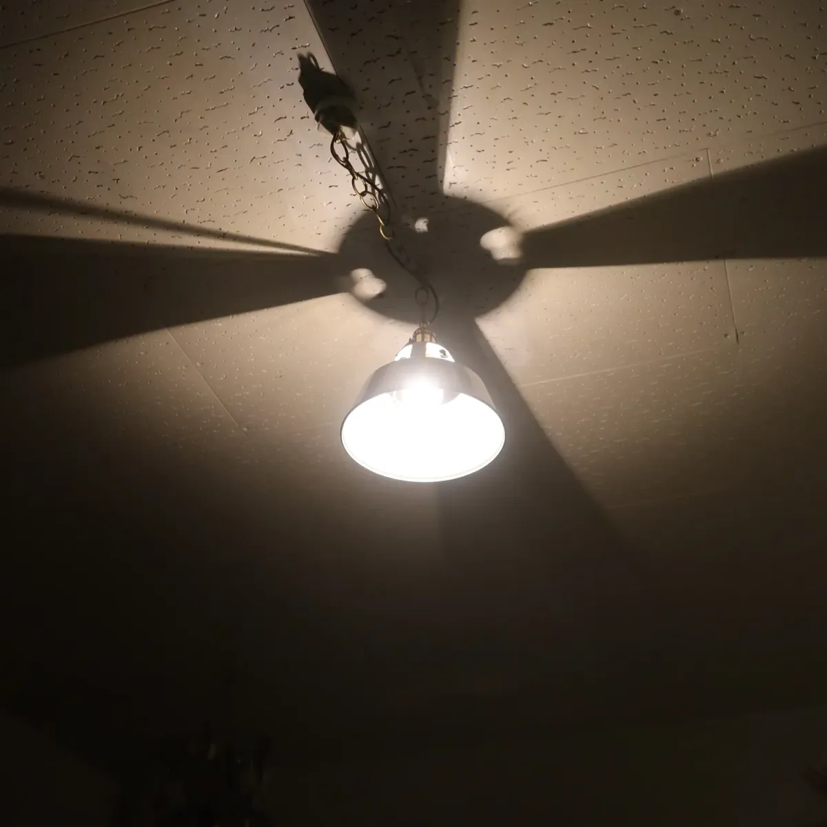 ビンテージ ホーロー ペンダントランプ