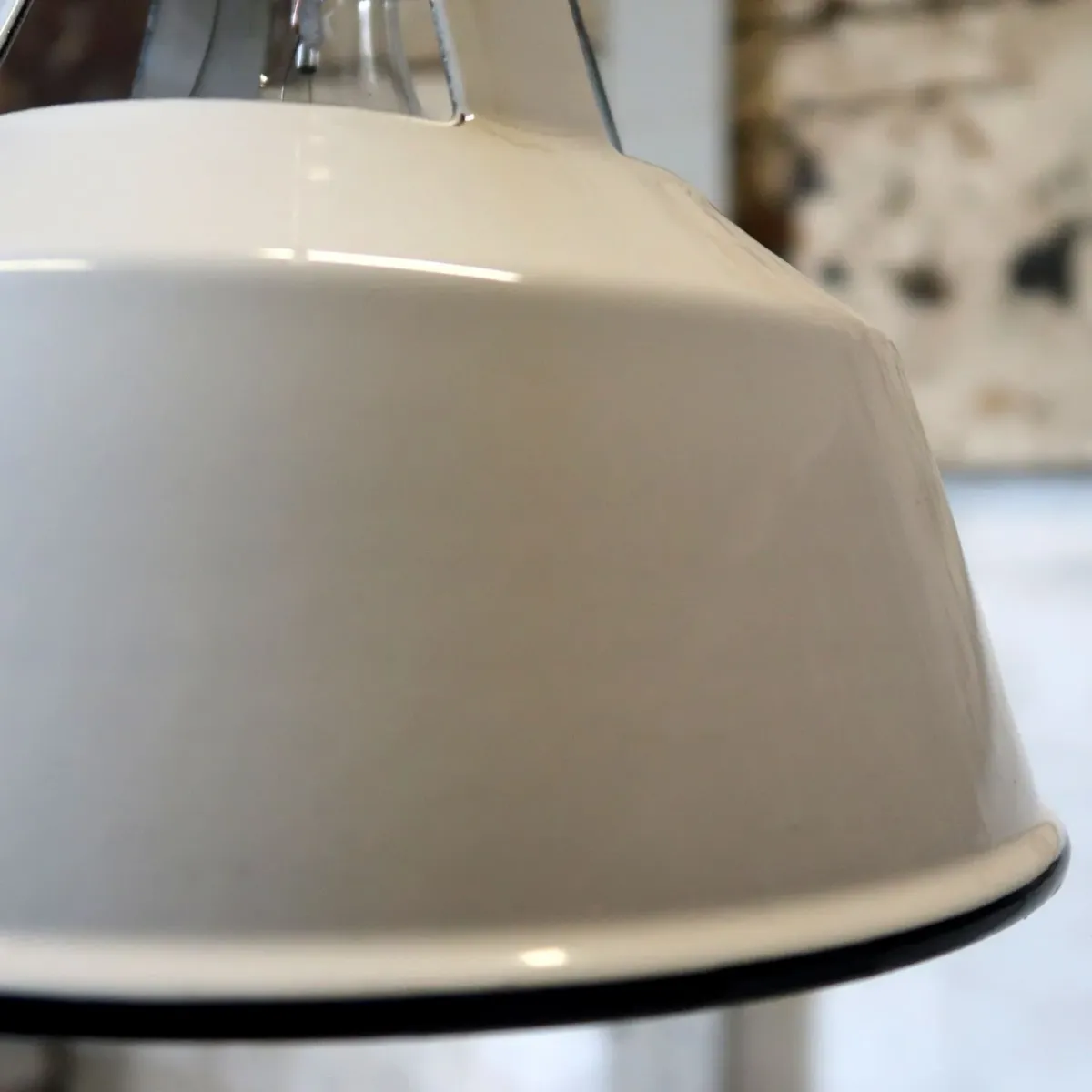 ビンテージ ホーロー ペンダントランプ