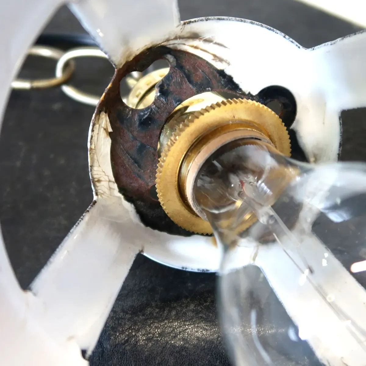 ビンテージ ホーロー ペンダントランプ