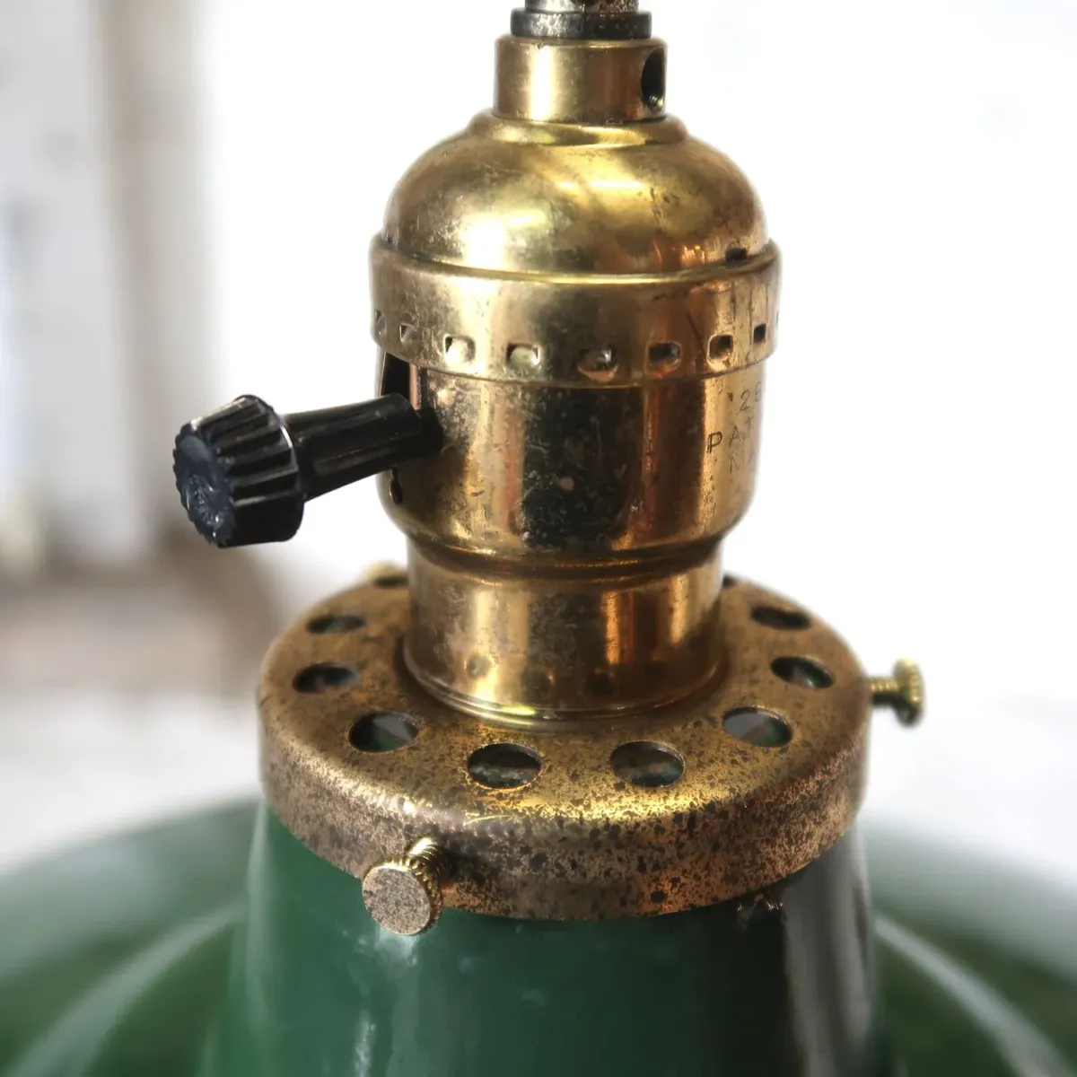 ビンテージ ホーロー ファクトリーランプ