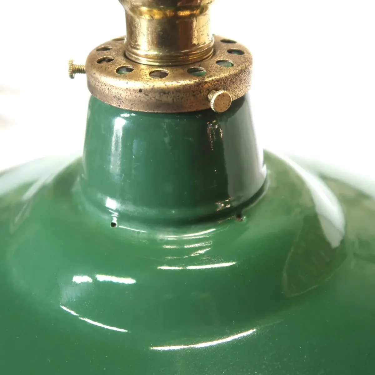 ビンテージ ホーロー ファクトリーランプ