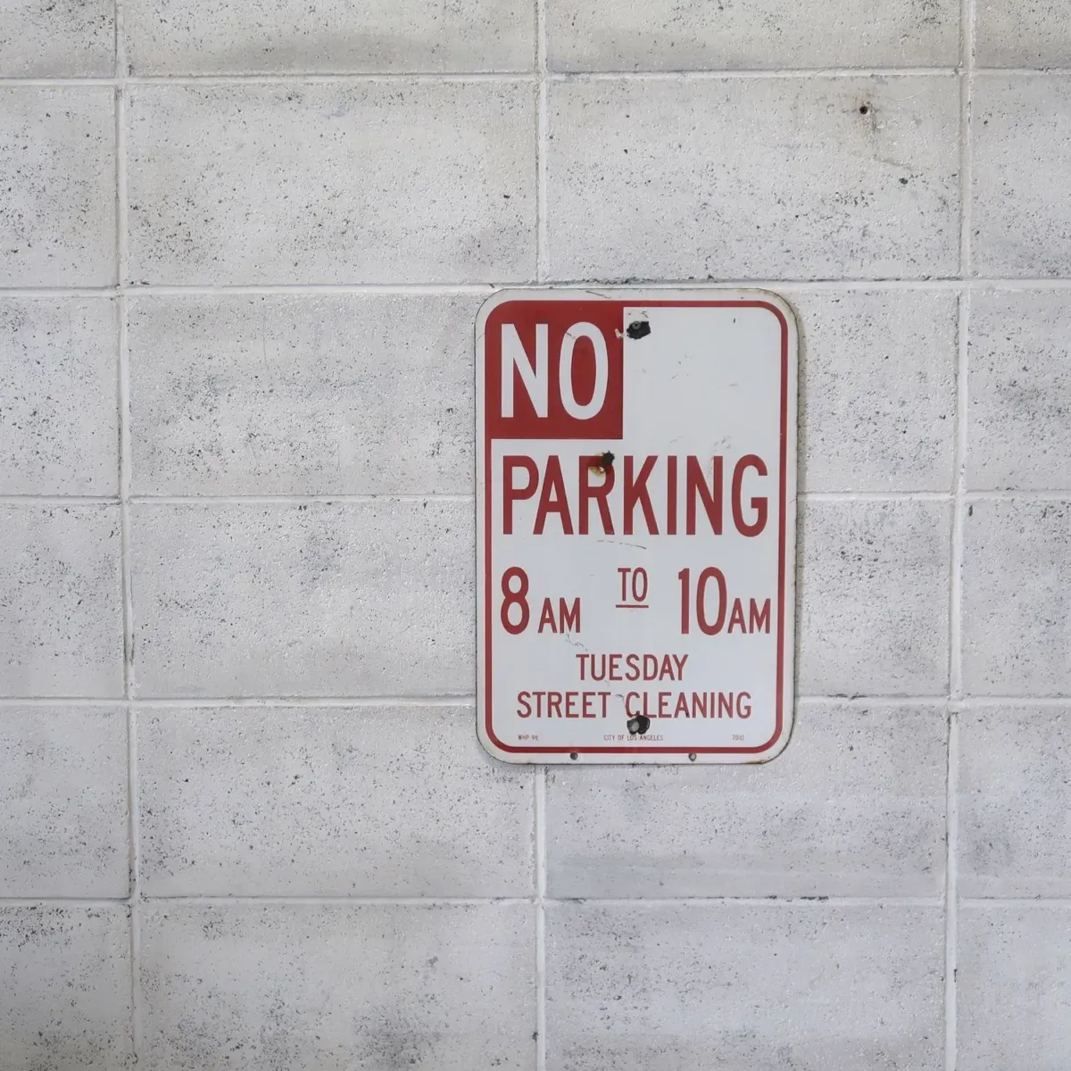 NO PARKING ロードサイン ホーロー