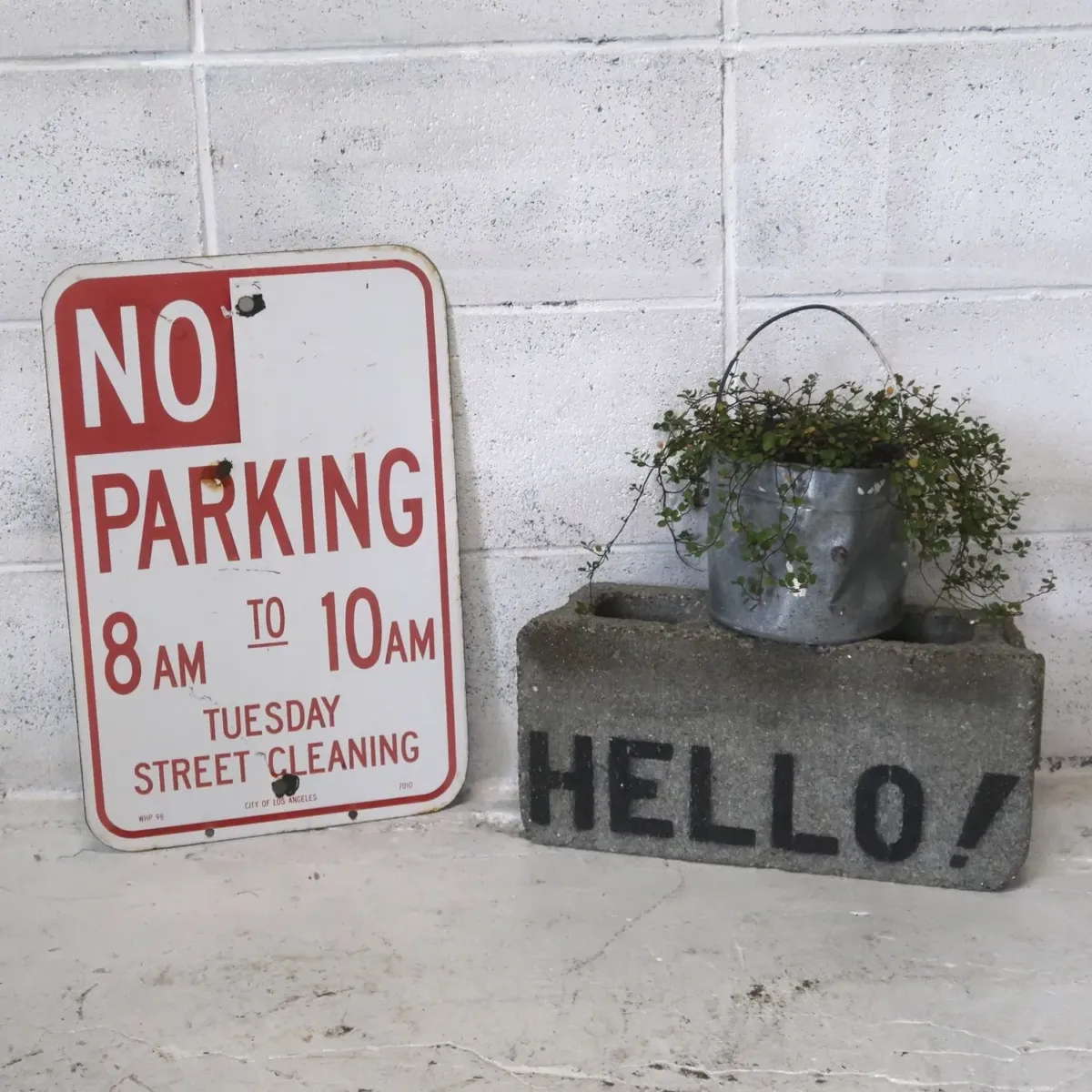 NO PARKING ロードサイン ホーロー