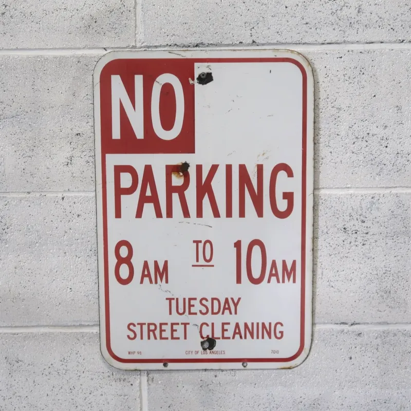 NO PARKING ロードサイン ホーロー