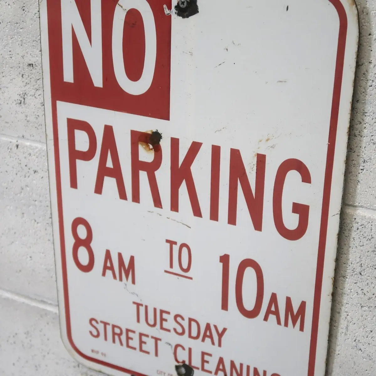 NO PARKING ロードサイン ホーロー