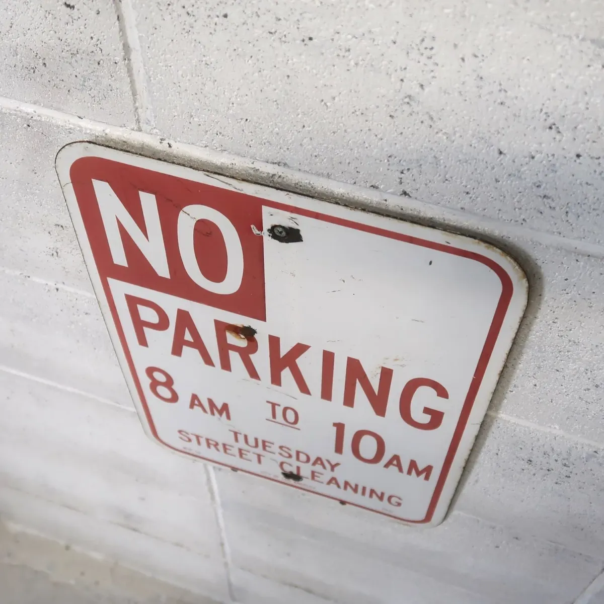 NO PARKING ロードサイン ホーロー