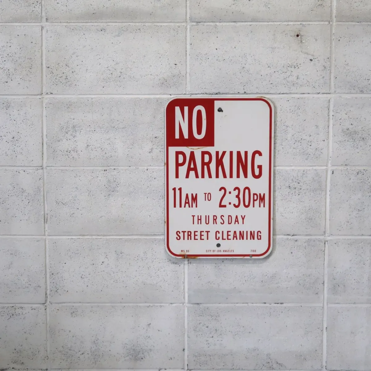 NO PARKING ロードサイン ホーロー