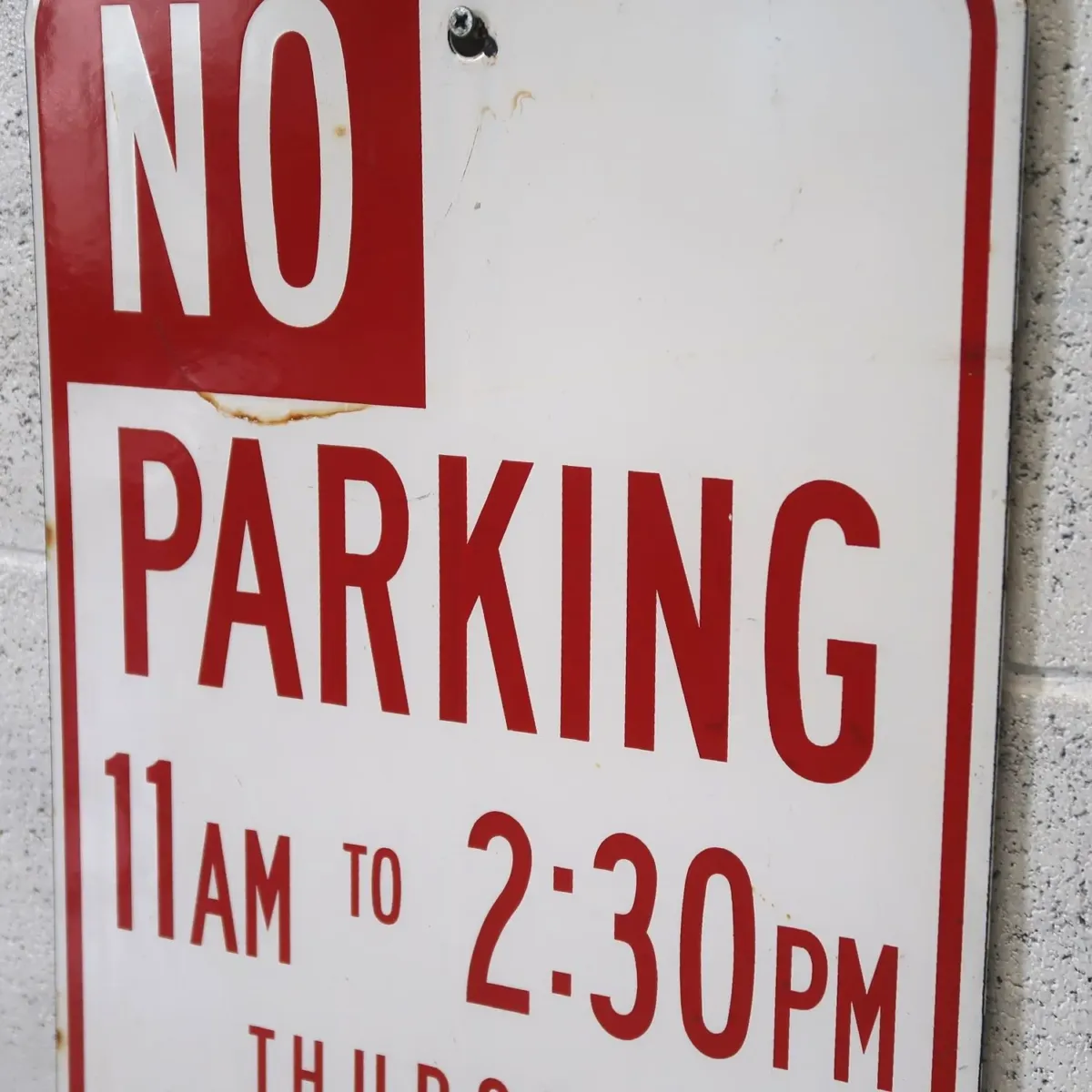 NO PARKING ロードサイン ホーロー