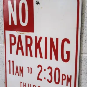 NO PARKING ロードサイン ホーロー