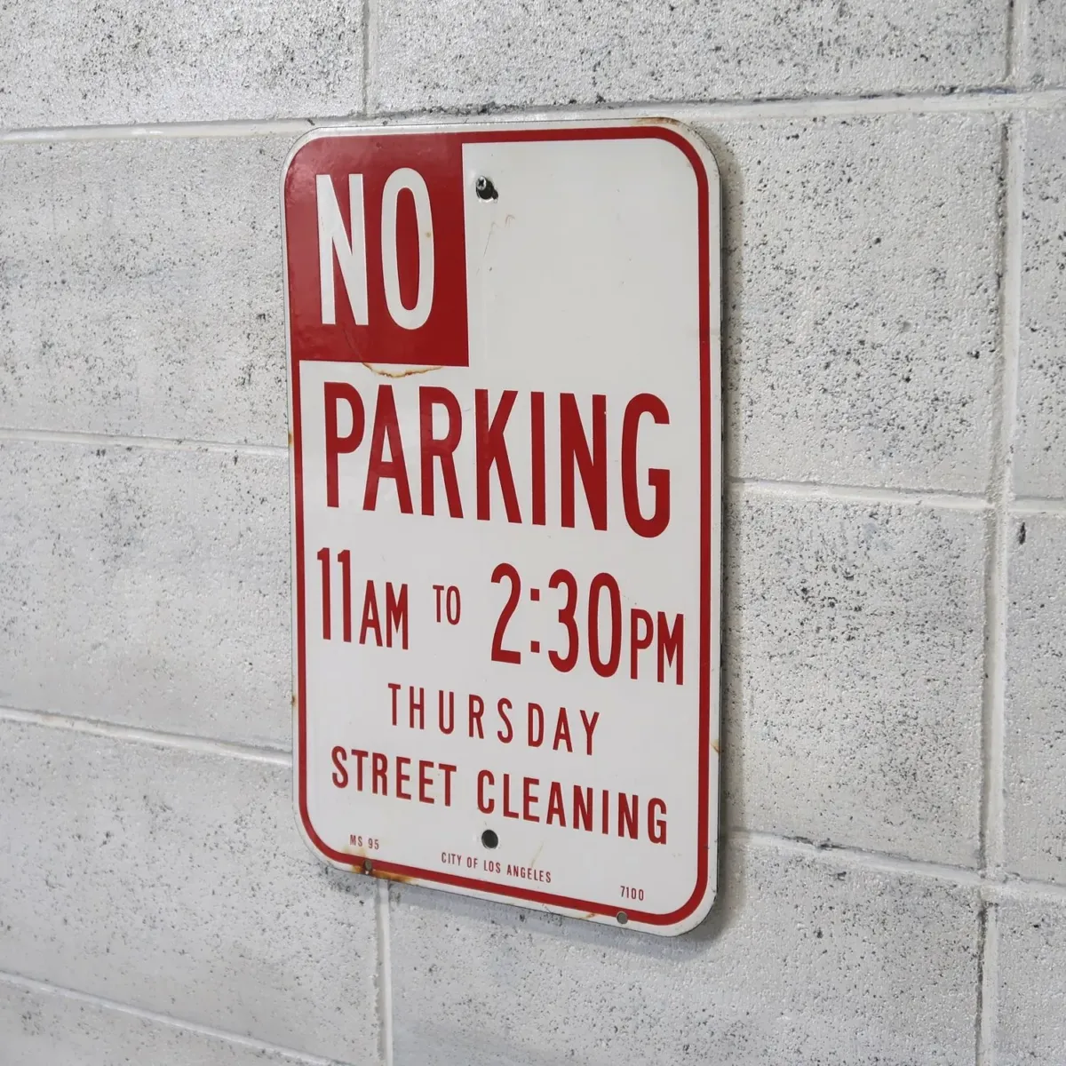 NO PARKING ロードサイン ホーロー