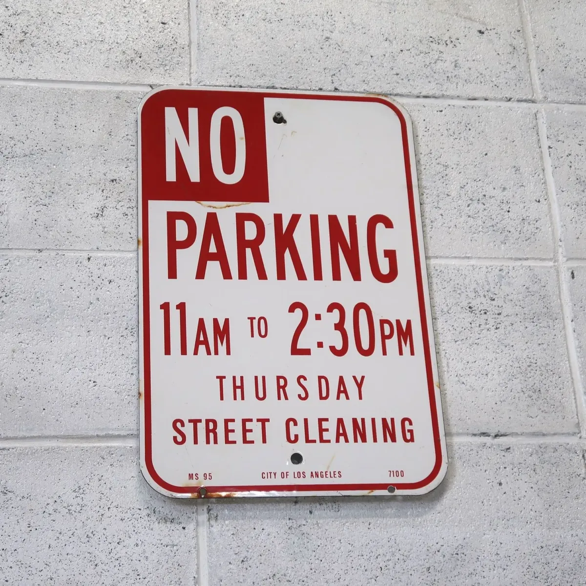 NO PARKING ロードサイン ホーロー