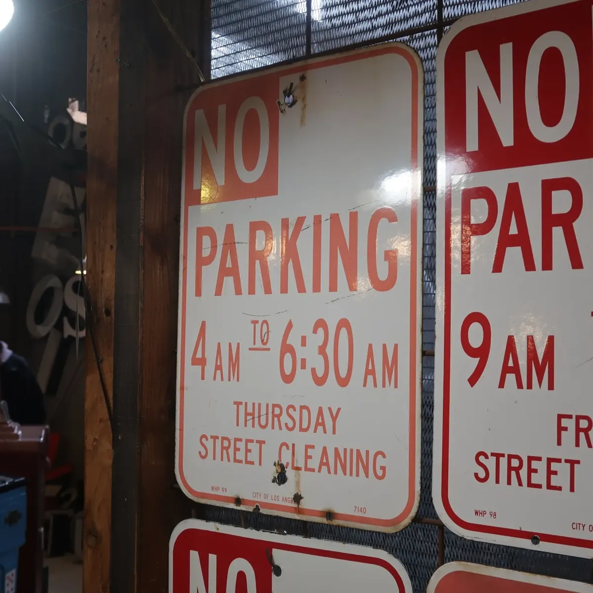 NO PARKING ロードサイン ホーロー