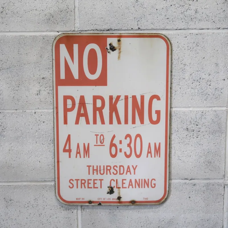 NO PARKING ロードサイン ホーロー