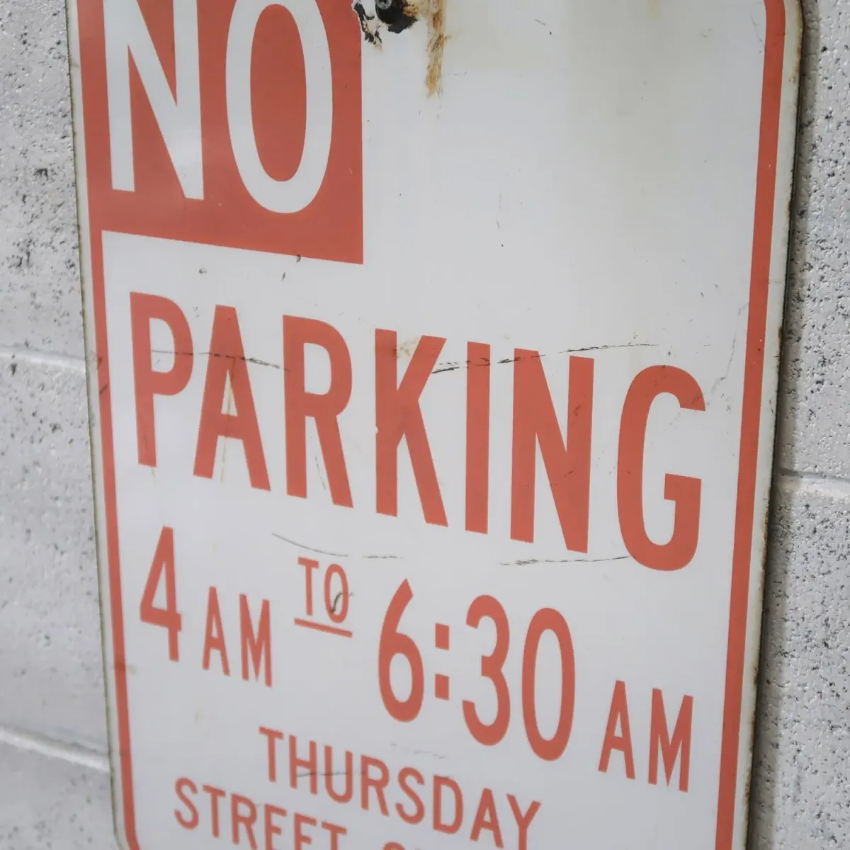 NO PARKING ロードサイン ホーロー