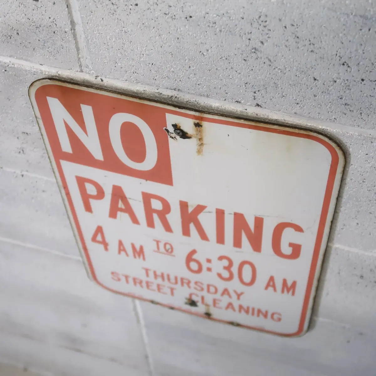 NO PARKING ロードサイン ホーロー