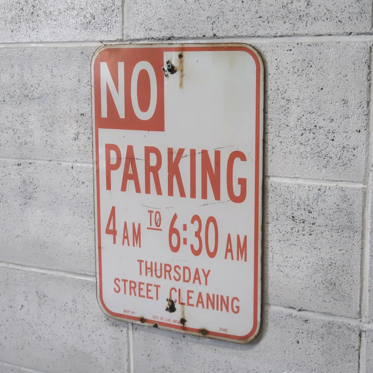 NO PARKING ロードサイン ホーロー