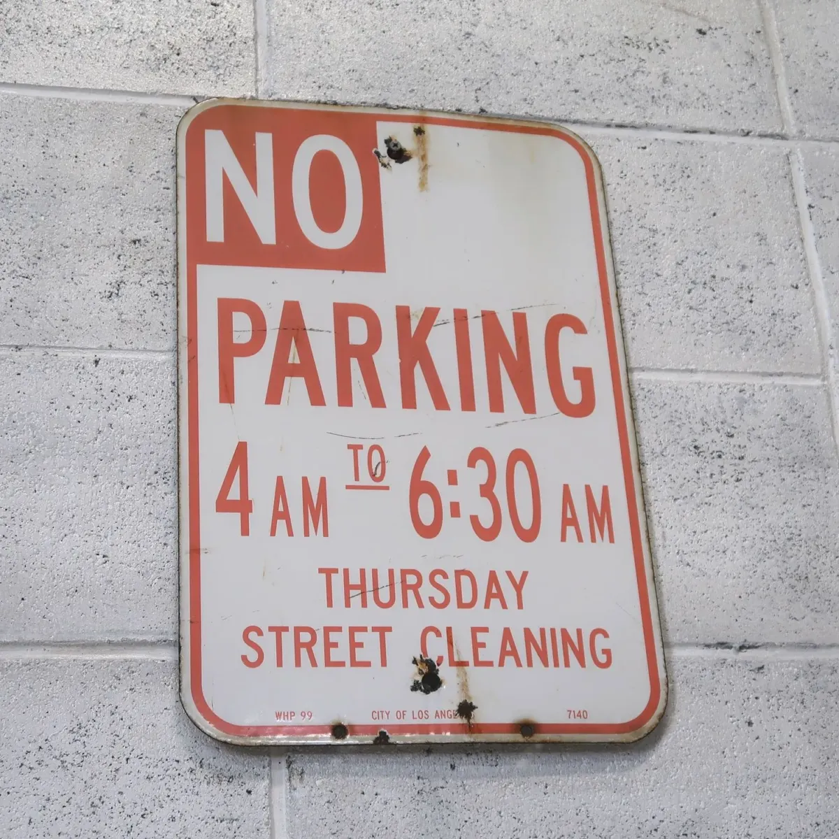 NO PARKING ロードサイン ホーロー