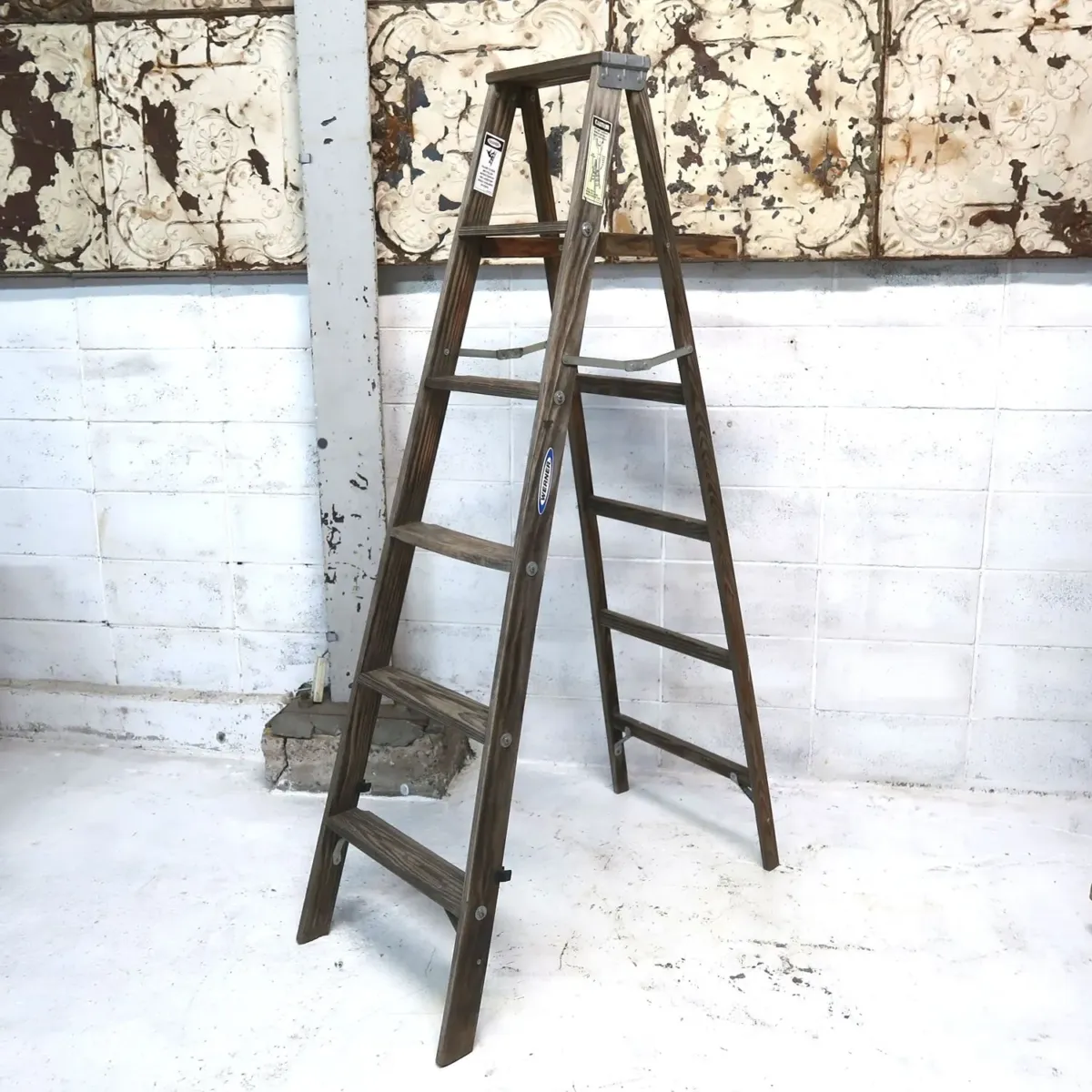 WERNER ビンテージ ウッドラダー