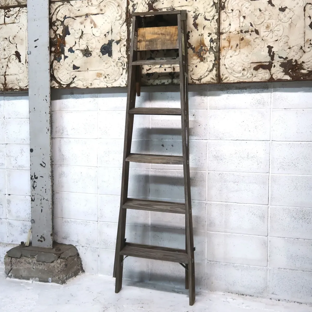 WERNER ビンテージ ウッドラダー