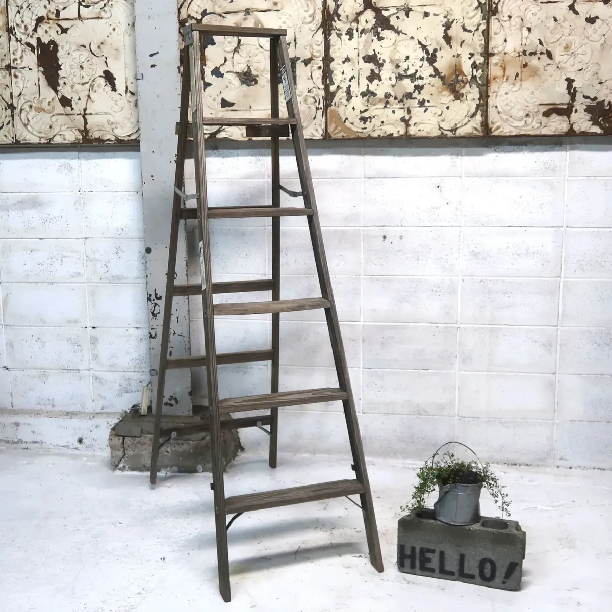 WERNER ビンテージ ウッドラダー