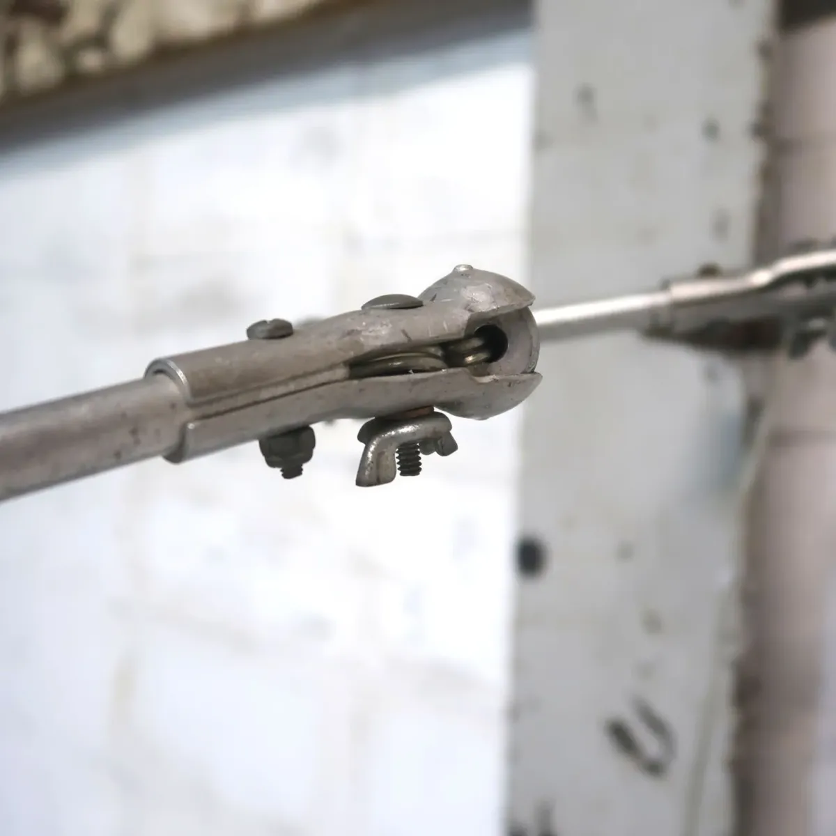 ビンテージ アルミ マシンランプ