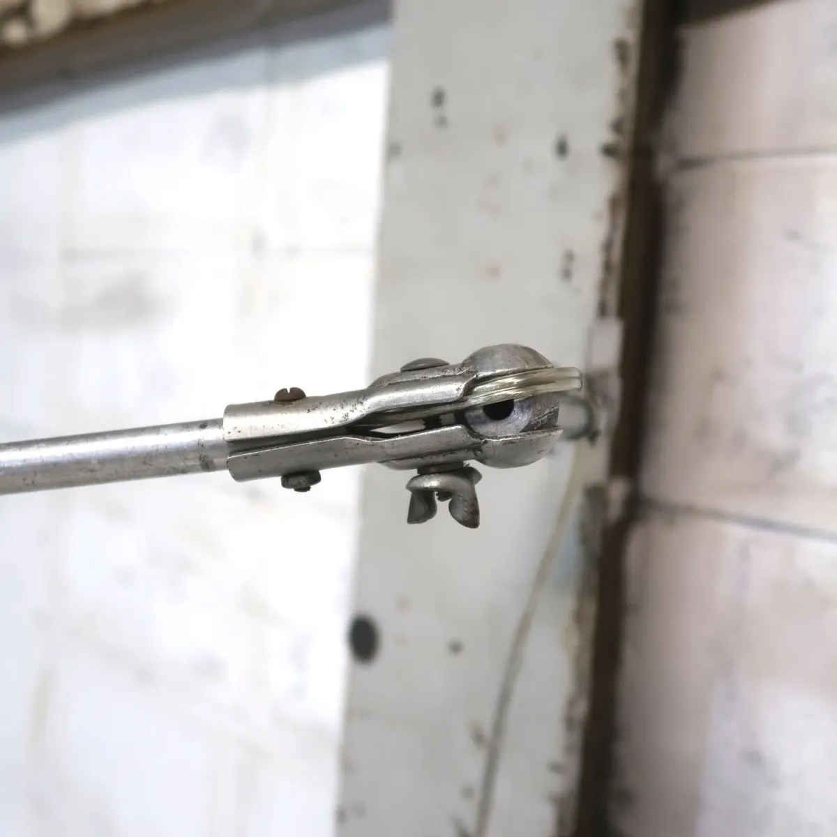 ビンテージ アルミ マシンランプ