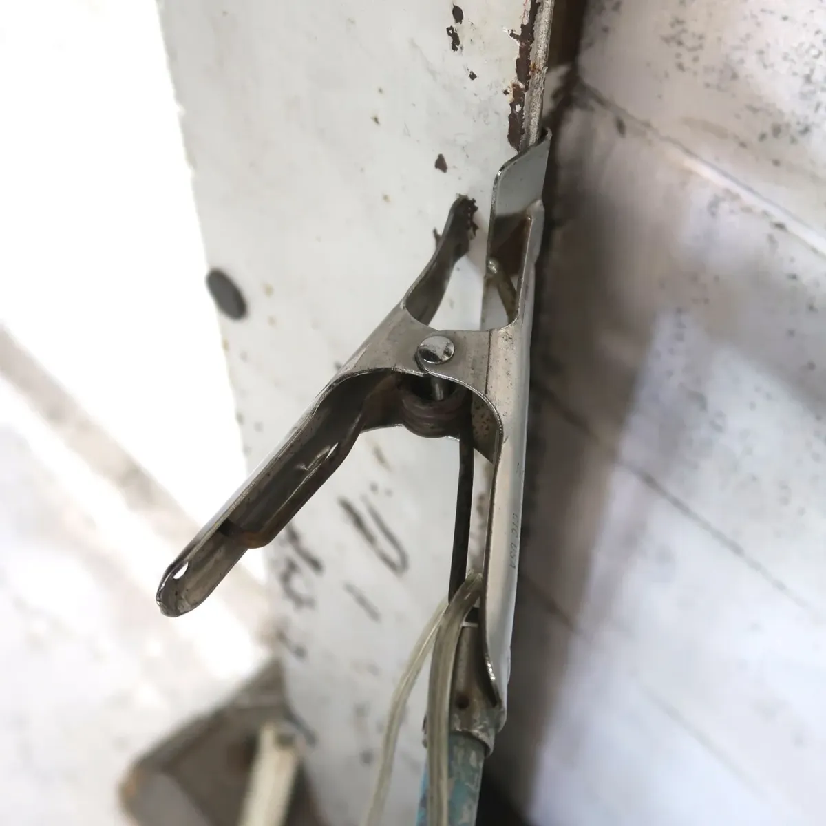 ビンテージ アルミ マシンランプ