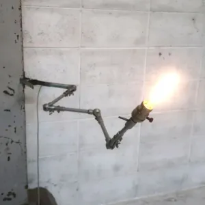 ビンテージ アルミ マシンランプ