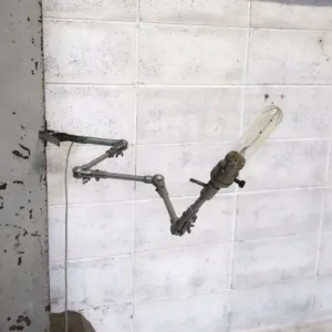 ビンテージ アルミ マシンランプ