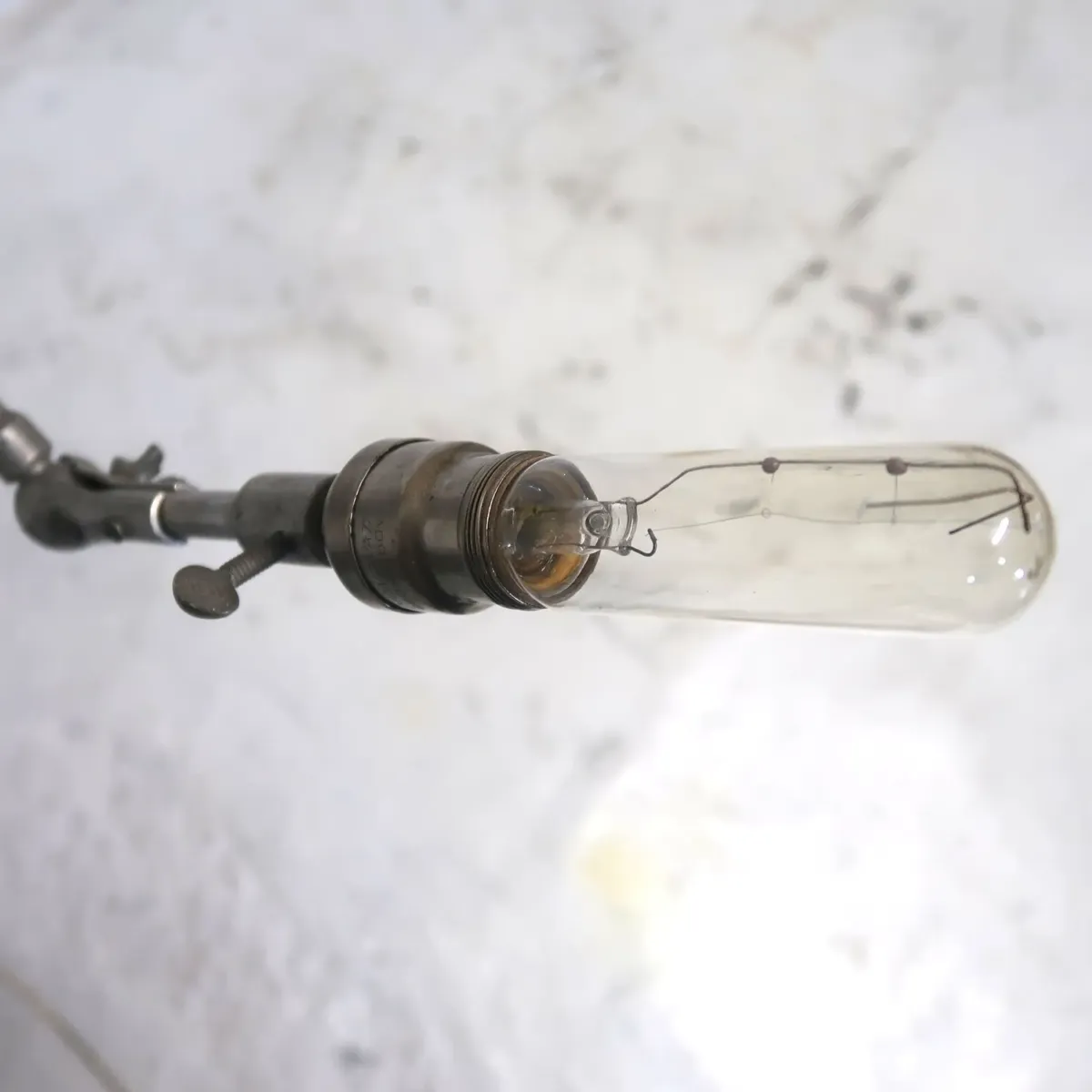 ビンテージ アルミ マシンランプ