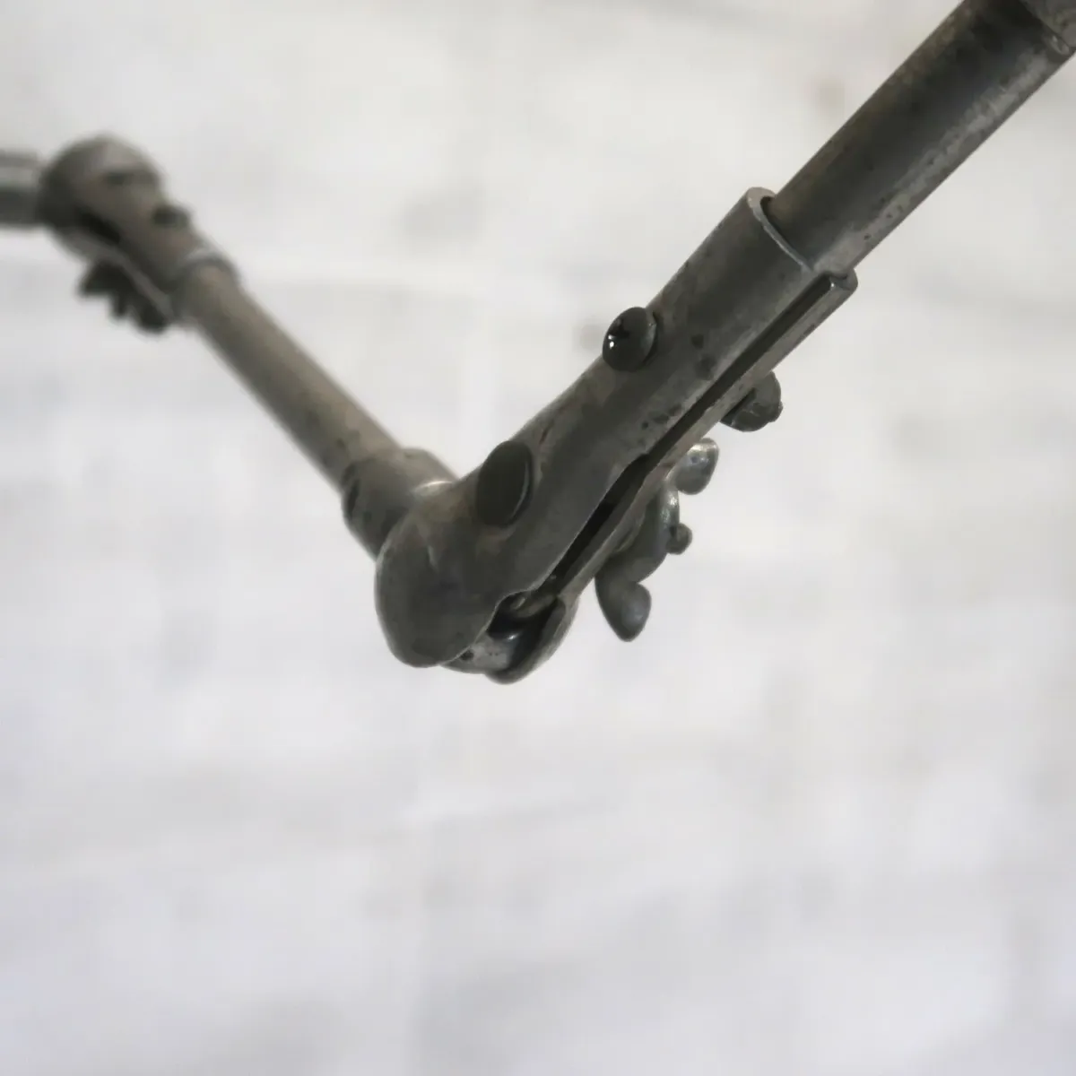 ビンテージ アルミ マシンランプ