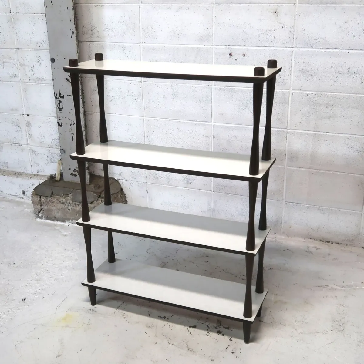 ミッドセンチュリー ウッドシェルフ