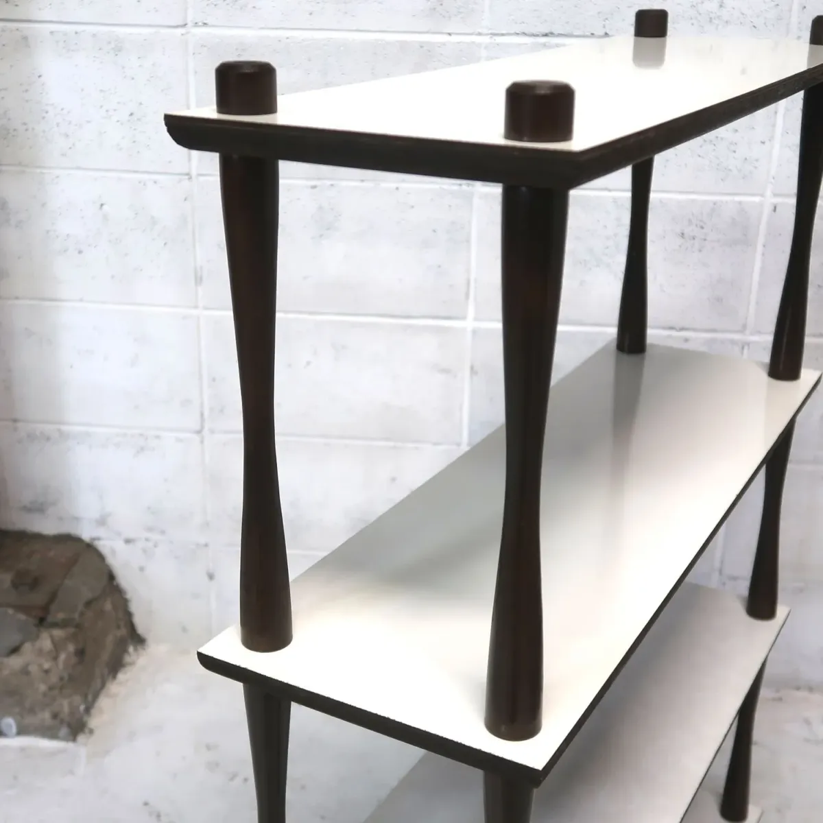 ミッドセンチュリー ウッドシェルフ