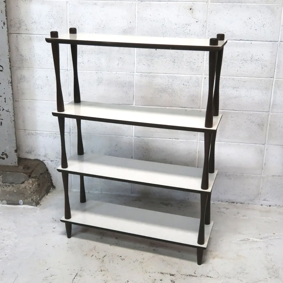 ミッドセンチュリー ウッドシェルフ