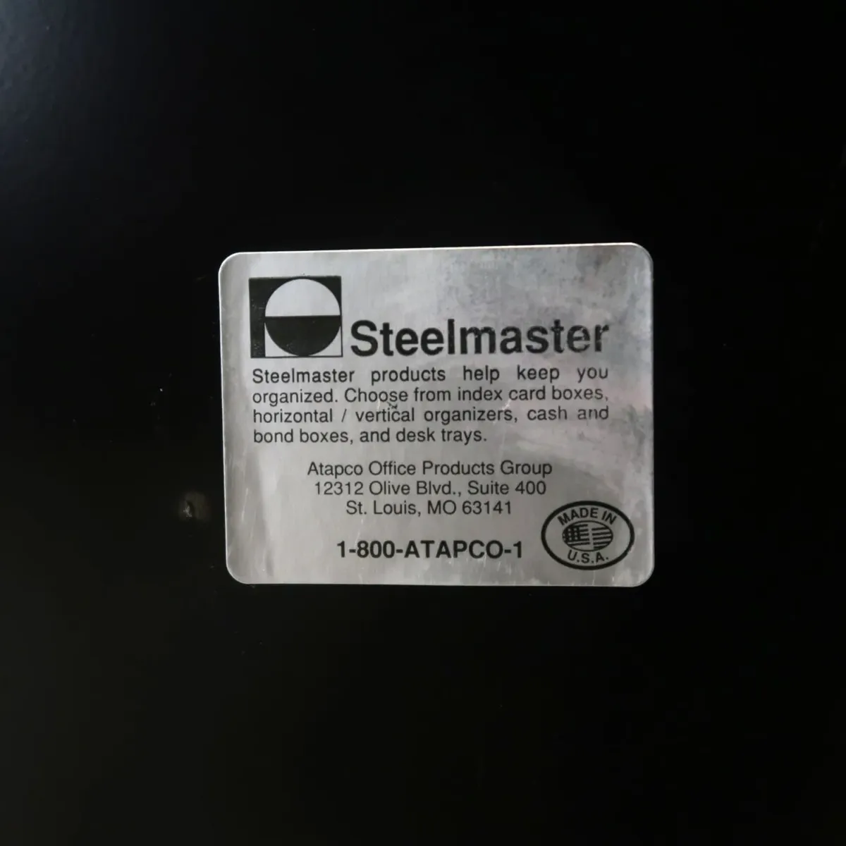 Steelmaster ビンテージ ペーパートレイ