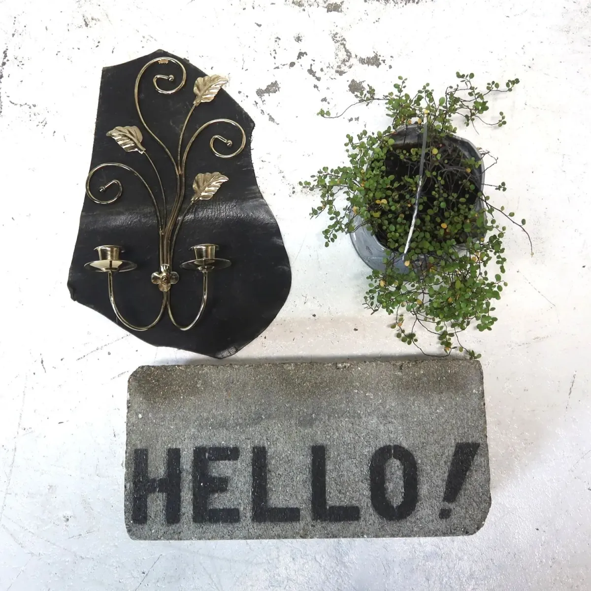 アンティーク キャンドルホルダー 壁掛け