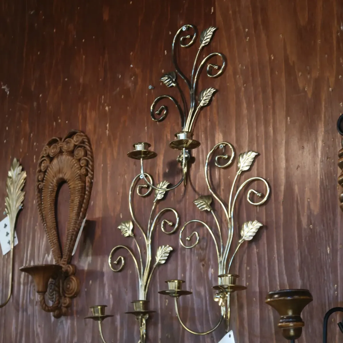 アンティーク キャンドルホルダー 壁掛け