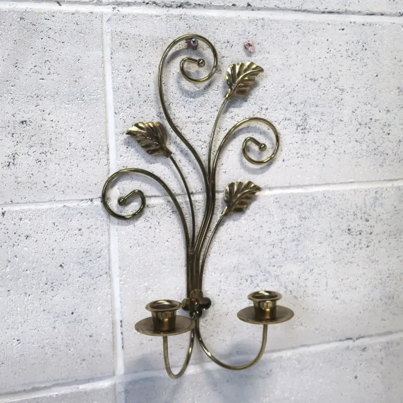 アンティーク キャンドルホルダー 壁掛け