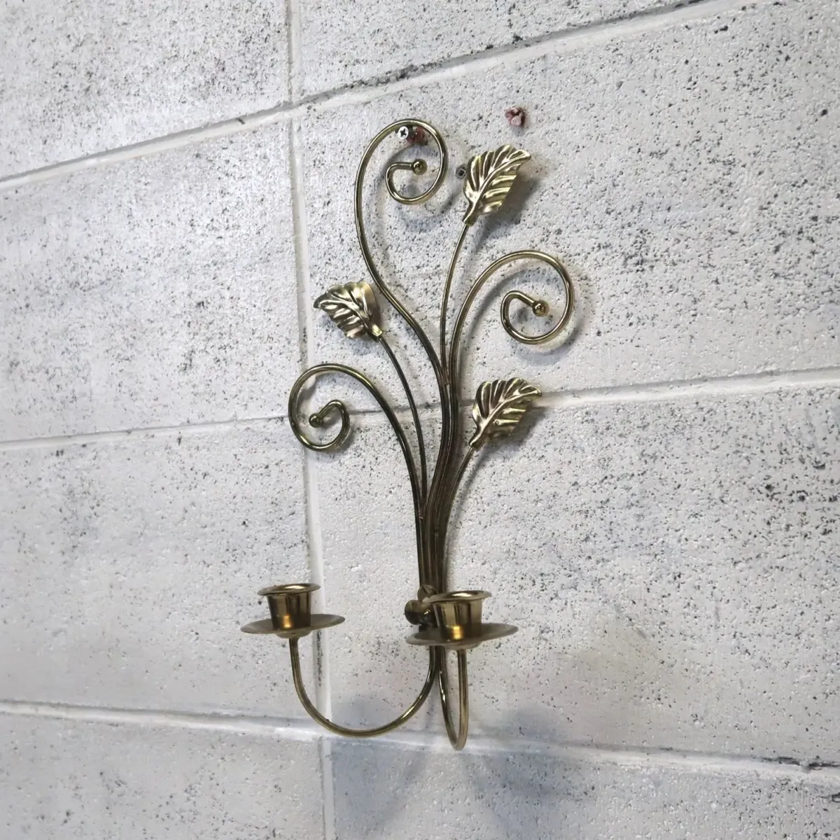 アンティーク キャンドルホルダー 壁掛け