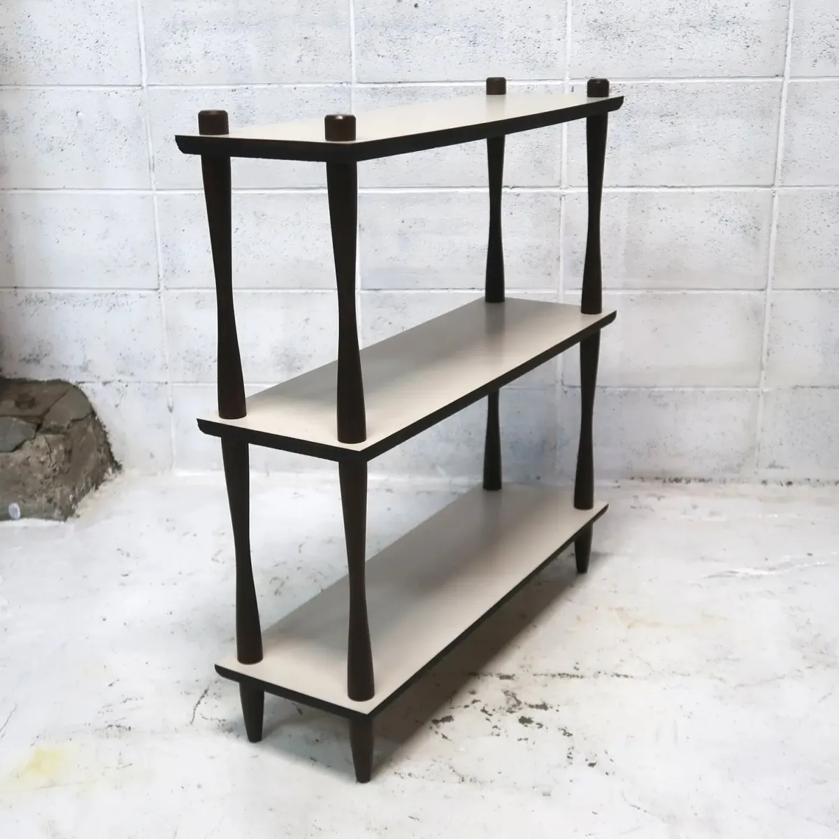 ミッドセンチュリー ウッドシェルフ