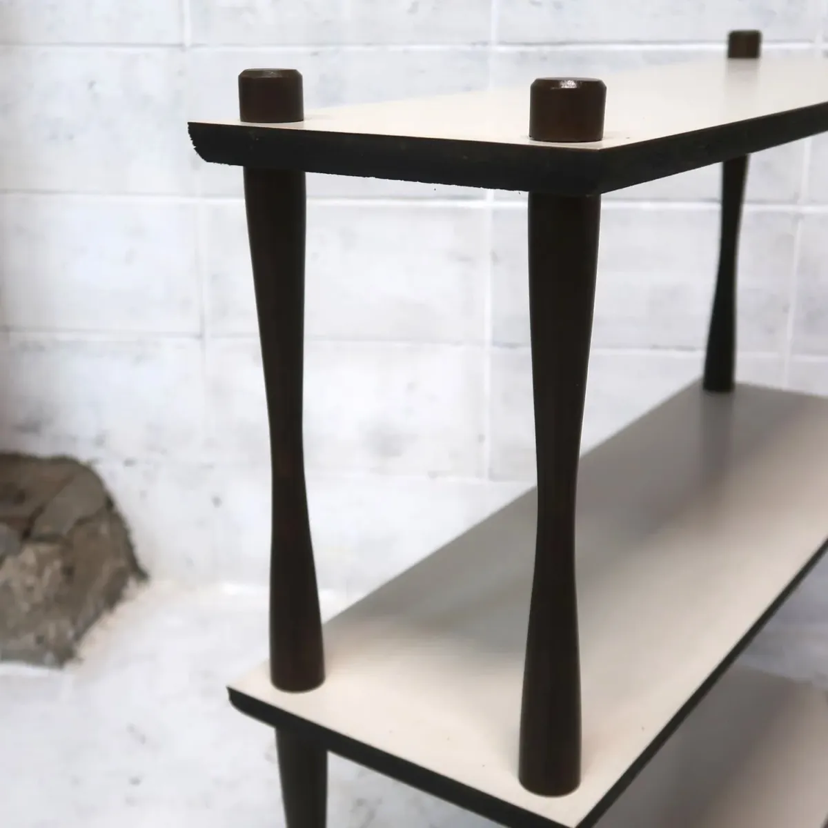 ミッドセンチュリー ウッドシェルフ