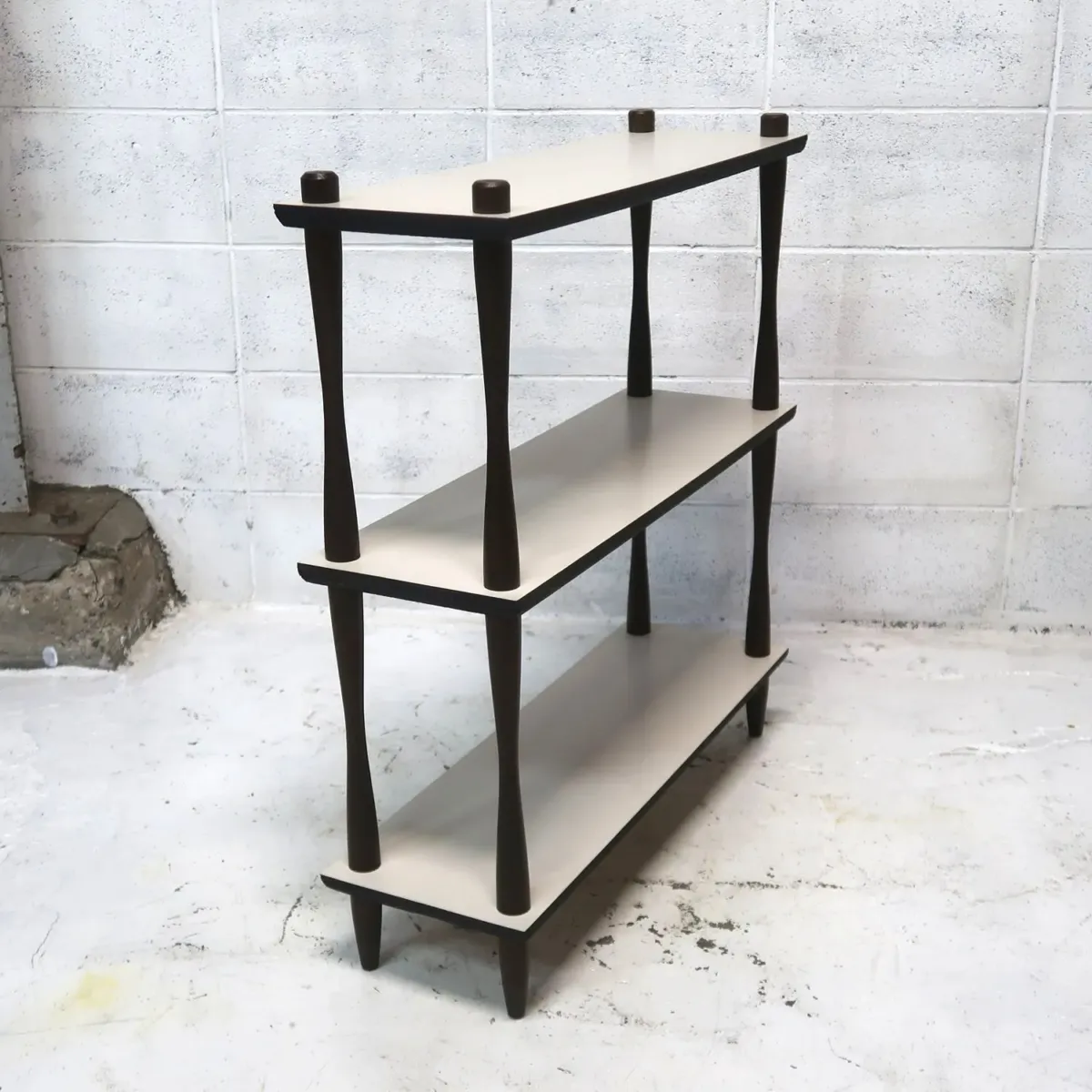 ミッドセンチュリー ウッドシェルフ