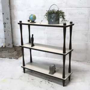 ミッドセンチュリー ウッドシェルフ