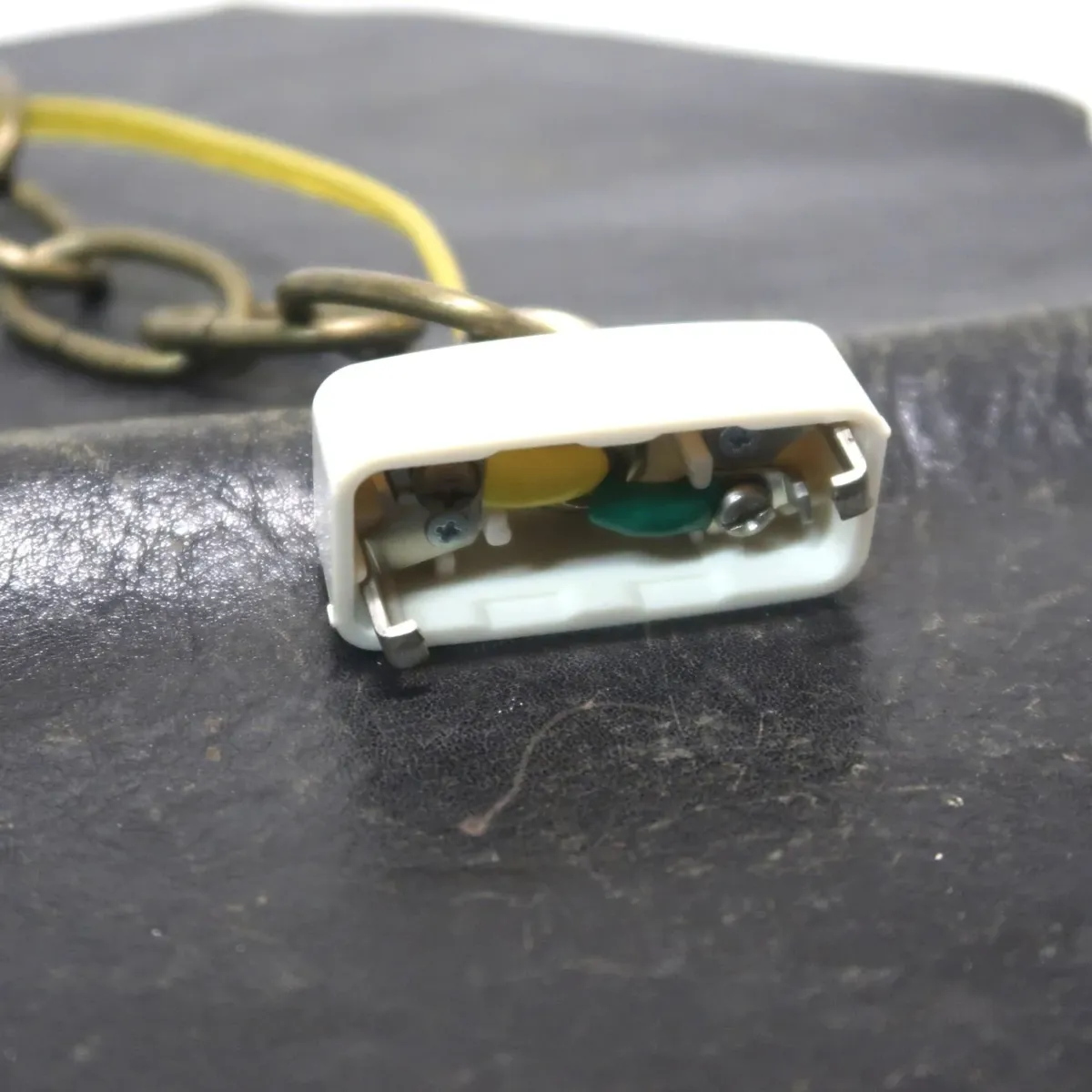 アンティーク フロスト×クリアガラス ペンダントランプ