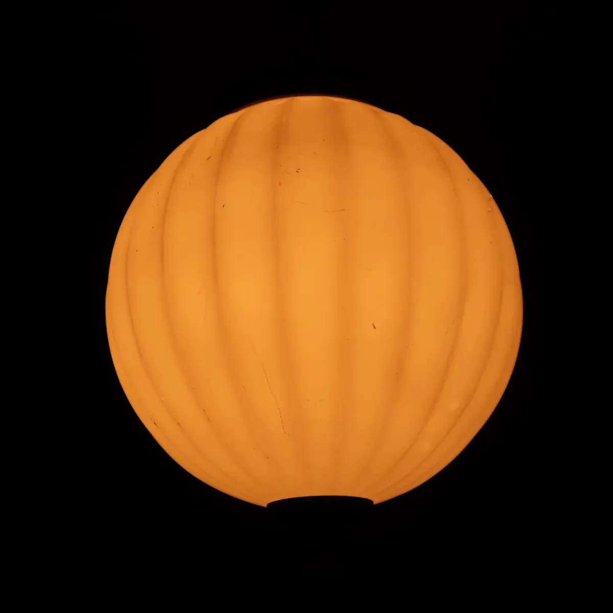 アンティーク ミルクガラス ペンダントランプ