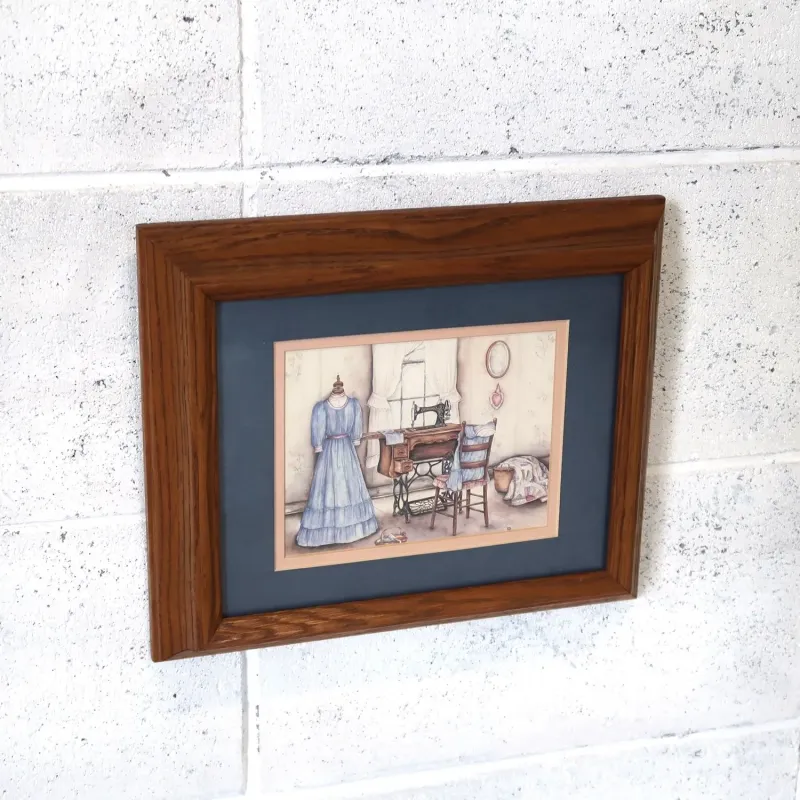 ビンテージ ウッドフレーム 額縁