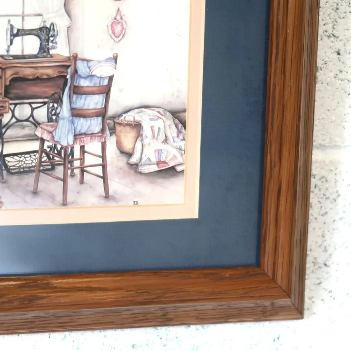 ビンテージ ウッドフレーム 額縁